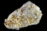 Purple Border Fluorite Crystals with Barite - Qinglong Mine #146995-3